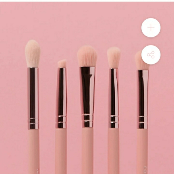 MOTD 5 Pc 'In a Blush' Makeup Brush Set for Eyes - Picture 4 of 9